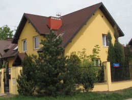 Elewacje - Dom jednorodzinny w Warszawa-Wesoa -